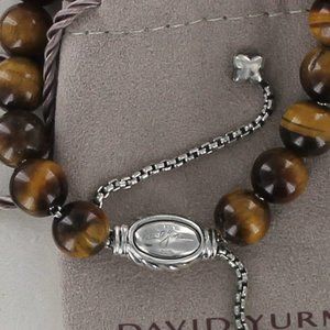 David Yurman Tigers Eye Spiritual Beads Bracelet